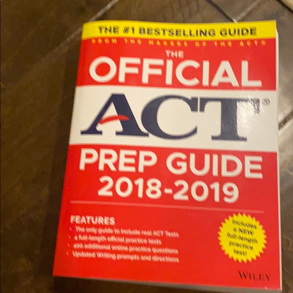 New the official ACT prep guide 2018-2019